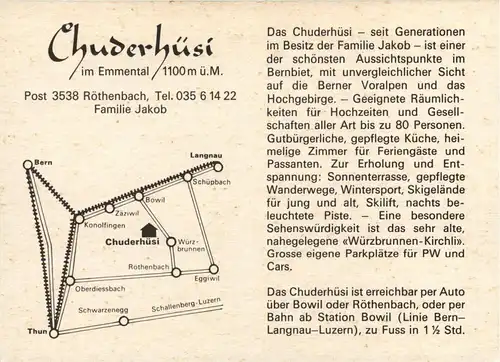 Röthenbach - Kurhaus Chuderhüsi -275544