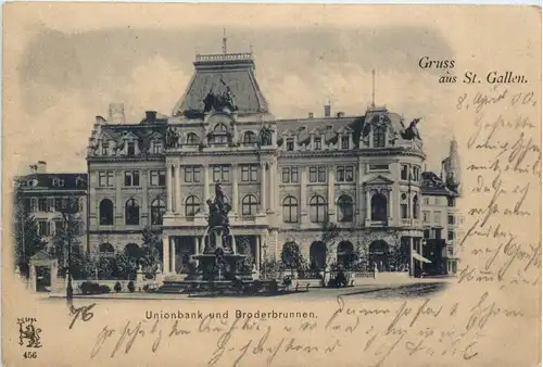 Gruss aus St. Gallen - Unionbank -275270