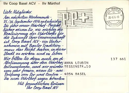 Basel - Ihr COOP Basel - Ihr Märthof -274922