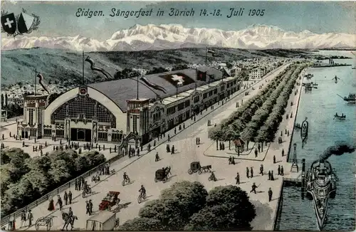 Eidgen. Sängerfest in Zürich 1905 -275084