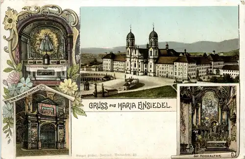 Gruss aus Maria Einsiedel - Litho -275580