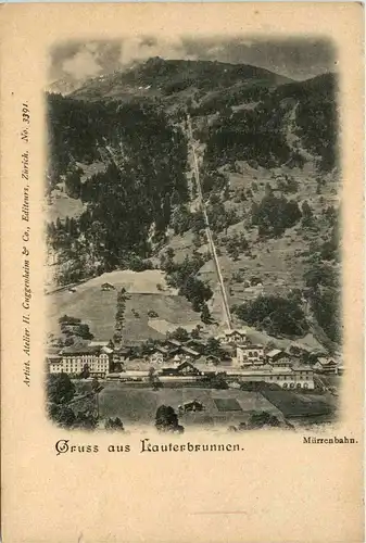 Gruss aus Lauterbrunnen - Mürrenbahn -276150