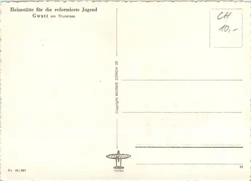 Gwatt am Thunersee - Heimstätte für die reformierte Jugend -276974