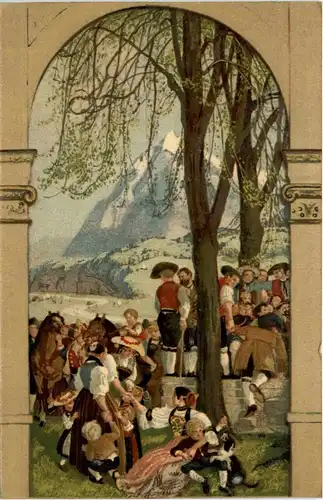 Bundesfeier Postkarte 1918 - Ganzsache -274174