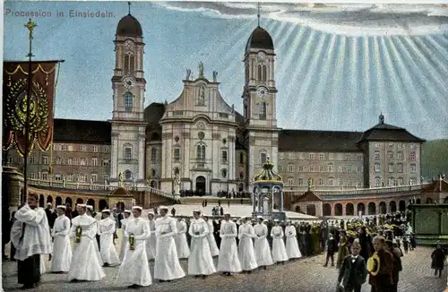 Procession in Einsiedeln -275914