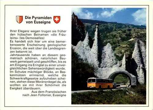 Die Pyramiden von Euseigne - Eringtal Postbus -276326