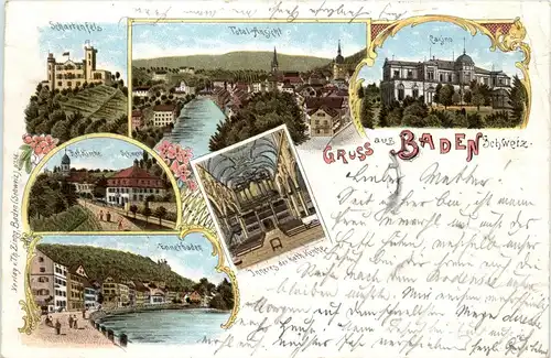 Gruss aus Baden - Litho -275036