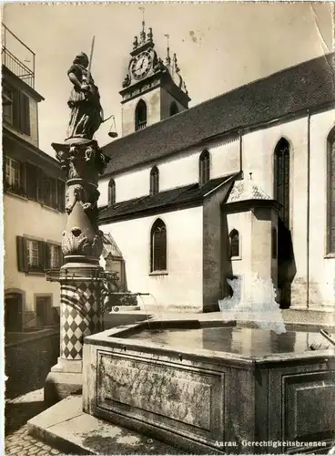 Aarau - Gerechtigkeitsbrunnen -276450