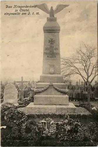 Das Kriegerdenkmal in Chatel -276566