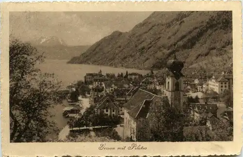 Gersau mit Pilatus -275320