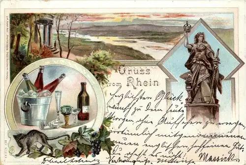Gruss vom Rhein - Wein -241594