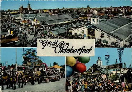 München - Gruss vom Oktoberfest -241604