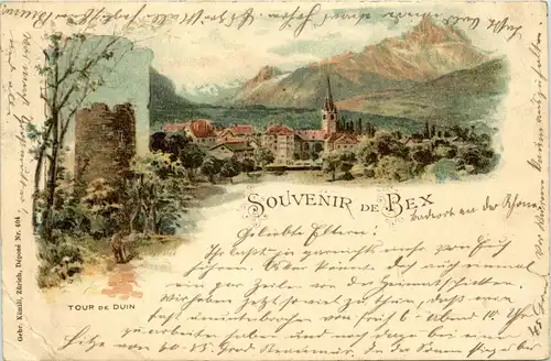 souvenir de Bex - Litho -276104