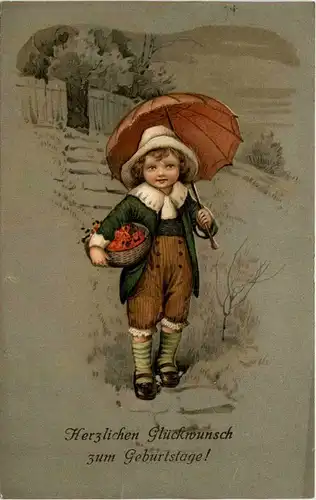 Geburtstag - Kind Prägekarte -241502