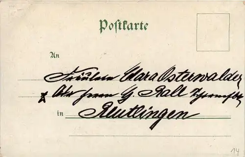 Gruss aus Stuttgart - Litho -242988