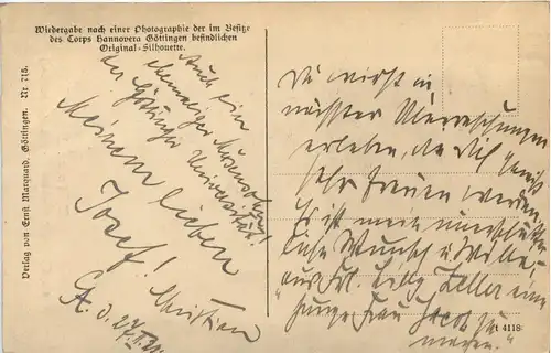 Bismarck als Göttinger Student -241636