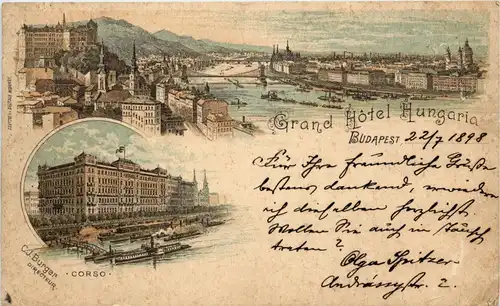 Budapest - Grand Hotel - Litho -242490