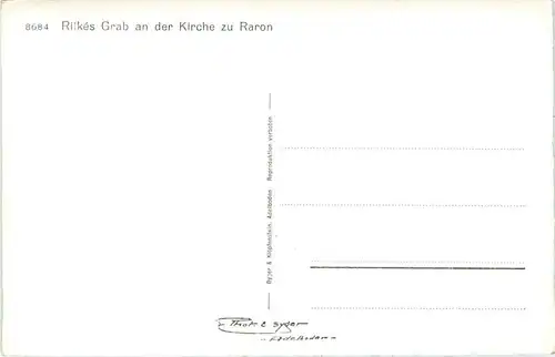 Raron - Rilkes Grab -276534