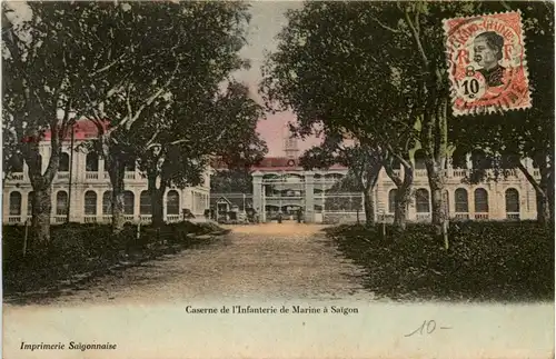 Caserne de l Infanterie de Marine a Saigon -242148