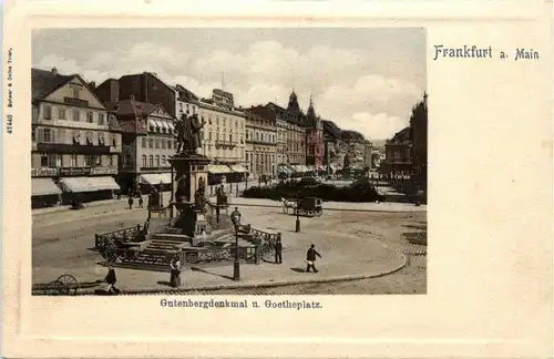 Frankfurt - Gutenbergdenkmal -242620