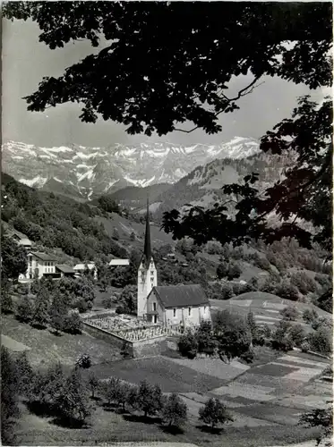 Seewis - Kirche mit Scesaplana -276800