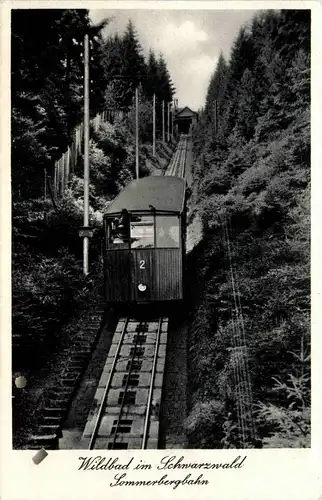 Wildbad im Schwarzwald - Sommerbergbahn - Fahrkarte -242710