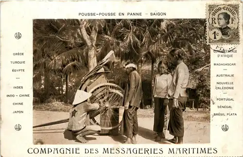 Saigon - Pousse-Pousse en Panne -242144