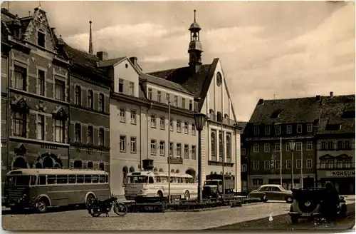 Kahla/Thür. - Markt mit Rathaus -301266