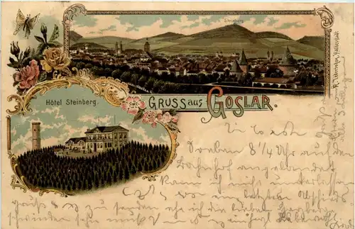 Gruss aus Goslar - Litho -242872