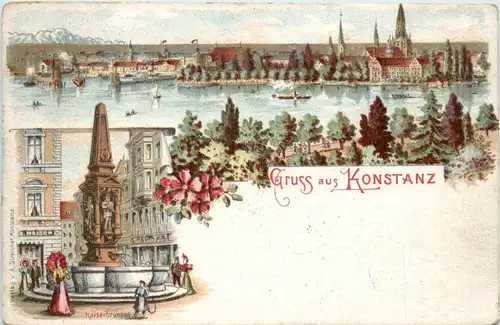 Gruss aus Konstanz - Litho -243098