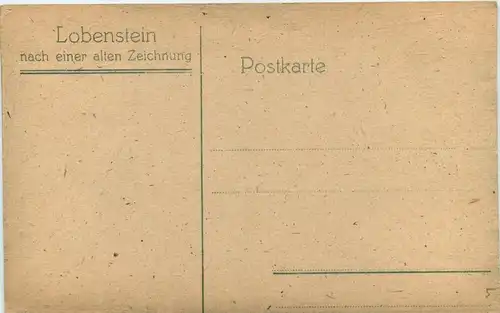 Lobenstein nach einer alten Zeichnung -243032