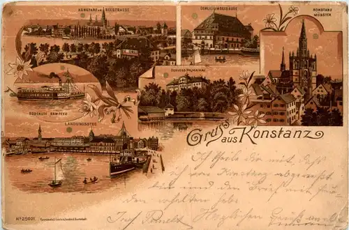 Gruss aus Konstanz - Litho -243088