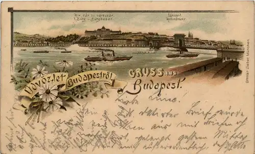 Gruss aus Budapest - Litho -242494