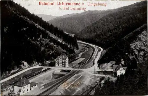 Saalfeld/Saale - Bahnhof Lichtentanne u. Umgebung b. Bad Leutenberg -301744