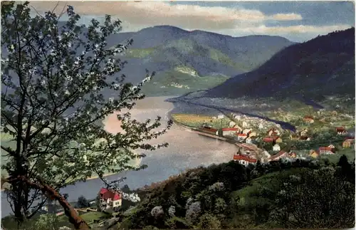 Das Elbtal bei Wannow -243142