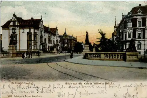 Braunschweig - Kaiser Wilhelm Brücke -242880