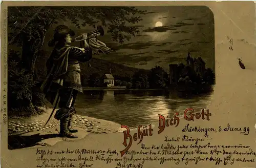 Behüt dich Gott - Litho -242980