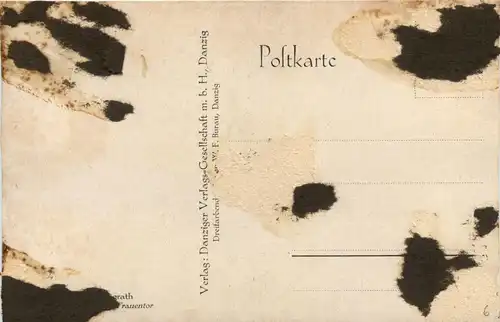 Danzig - Künstlerkarte -243752