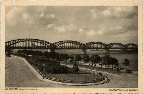 Warschau - Eisenbahnbrücke -243772