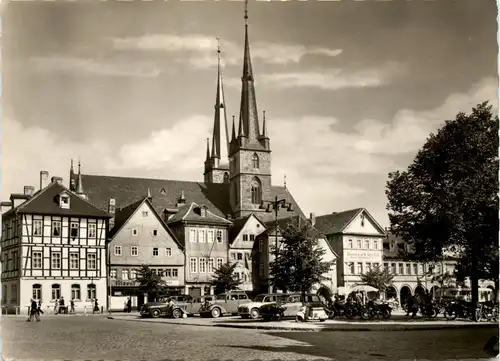 Saalfeld/Saale - Markt mit St. Johanniskirche -302384