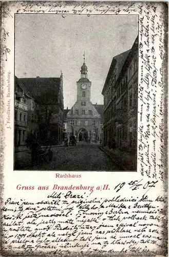 Gruss aus Brandenburg - Rathhaus -243584