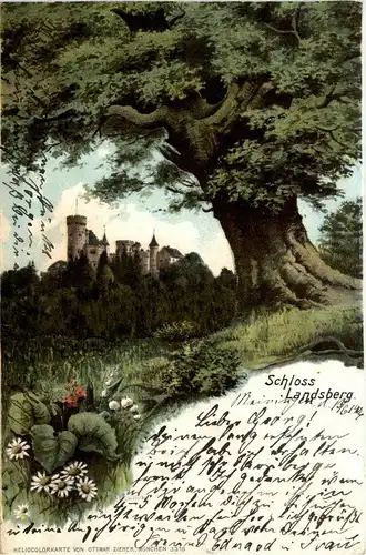 Schloss Landsberg - Litho -243622