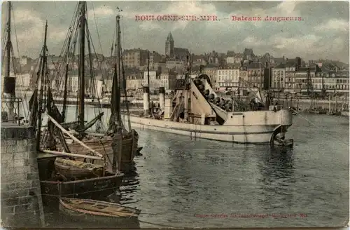 Boulogne sur Mer - Bateaux dragueurs -242484