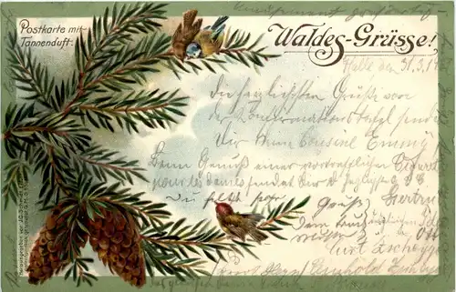 Waldes Grüsse - Duftkarte -243678