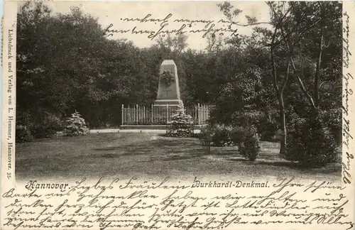 Hannover - Burkhardt Denkmal -242876