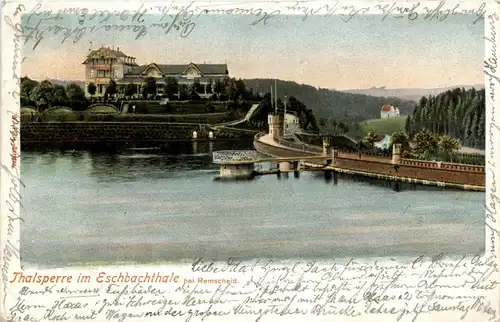 Thalsperre im Eschbachthale bei Remscheid -243036