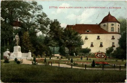 Zittau - König Albert Denkmal -243212