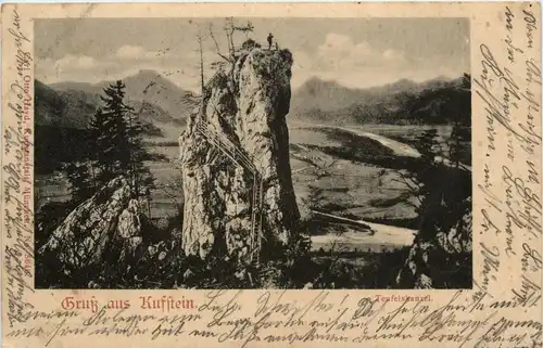 Kufstein/Tirol und rundherum - Gruss aus Kufstein, Teufelskanzel -312422