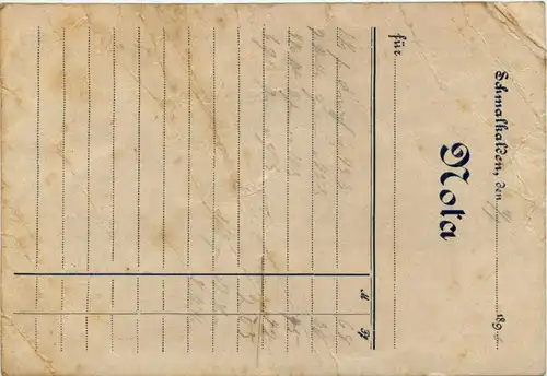 Schmalkalden - Weisswaren Handlung -244446