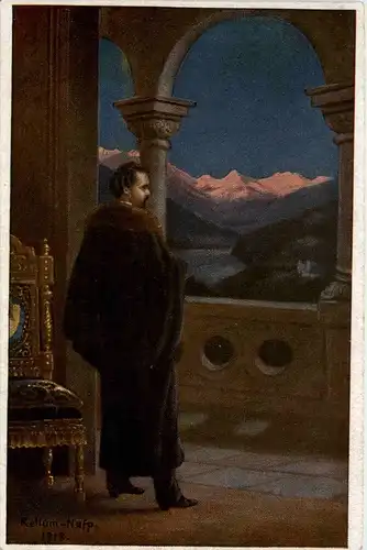 König Ludwig II - Künstlerkarte - Rellum Napf -245276